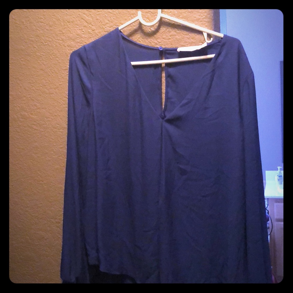 Royal blue Lush blouse